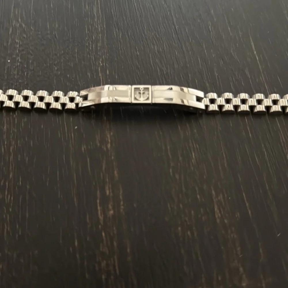 Men's Silver Stainless Steel Link Bracelet - Classic Chain